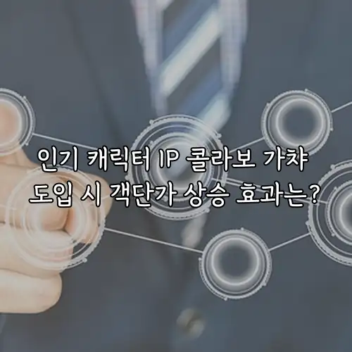인기 캐릭터 IP 콜라보 가챠 도입 시 객단가 상승 효과는?