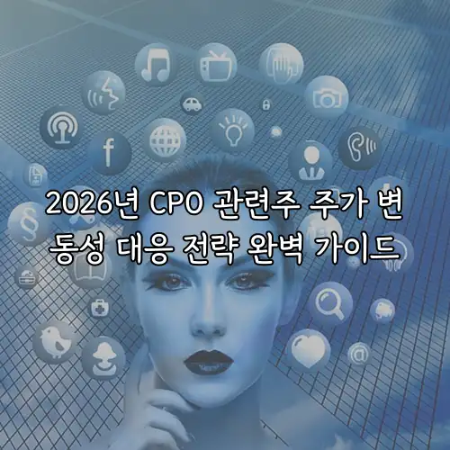 2026년 CPO 관련주 주가 변동성 대응 전략 완벽 가이드