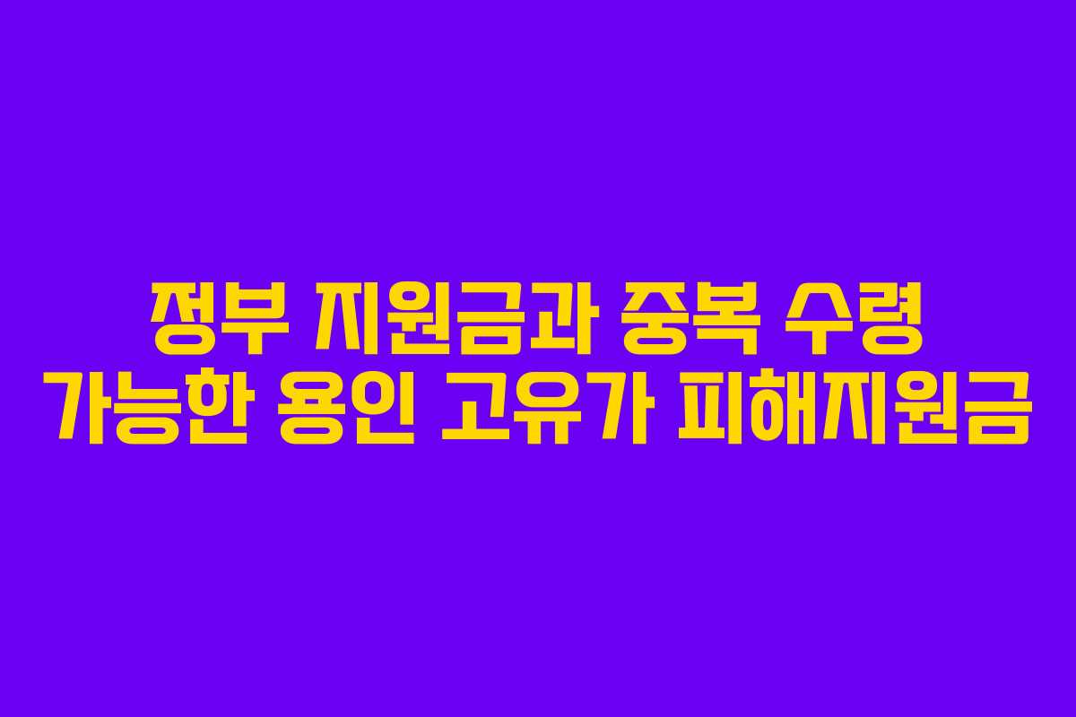 정부-지원금과-중복-수령-가능한-용인-고유가-피해지원금