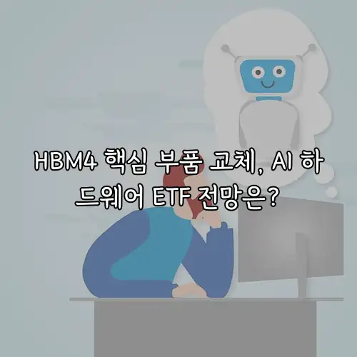 HBM4 핵심 부품 교체, AI 하드웨어 ETF 전망은?