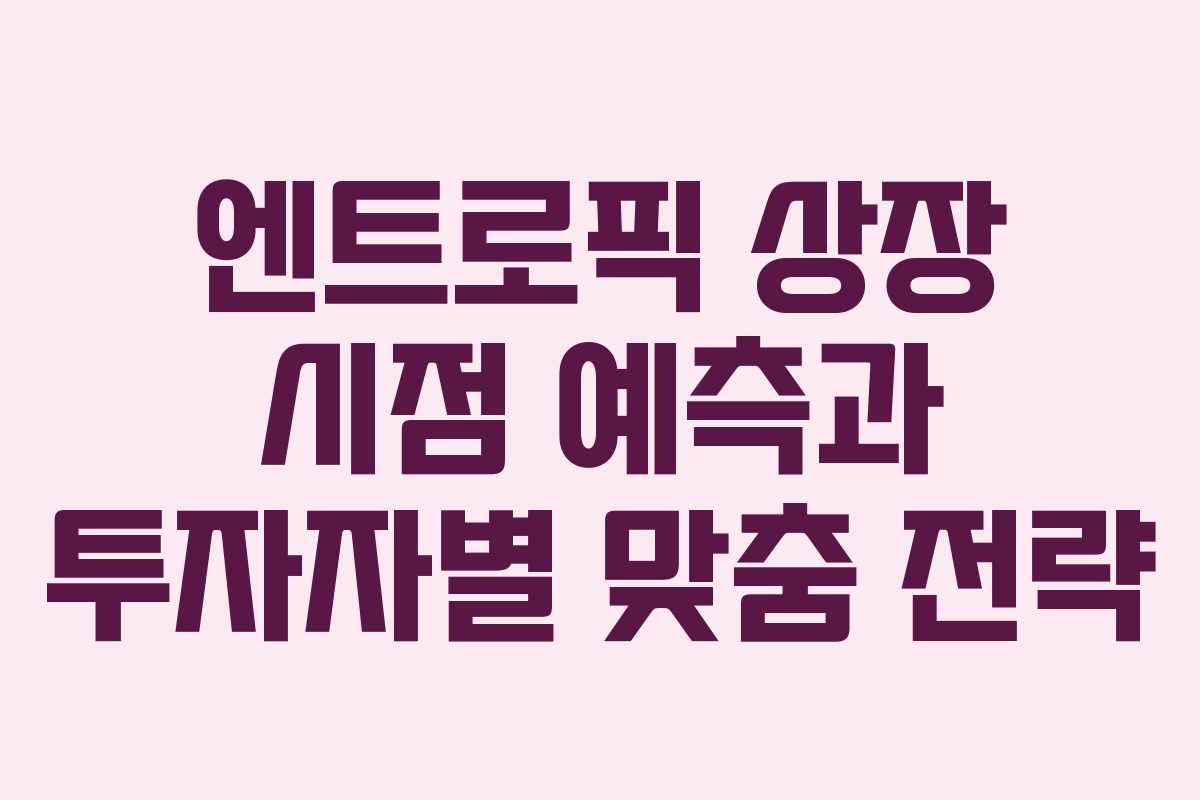 엔트로픽-상장-시점-예측과-투자자별-맞춤-전략